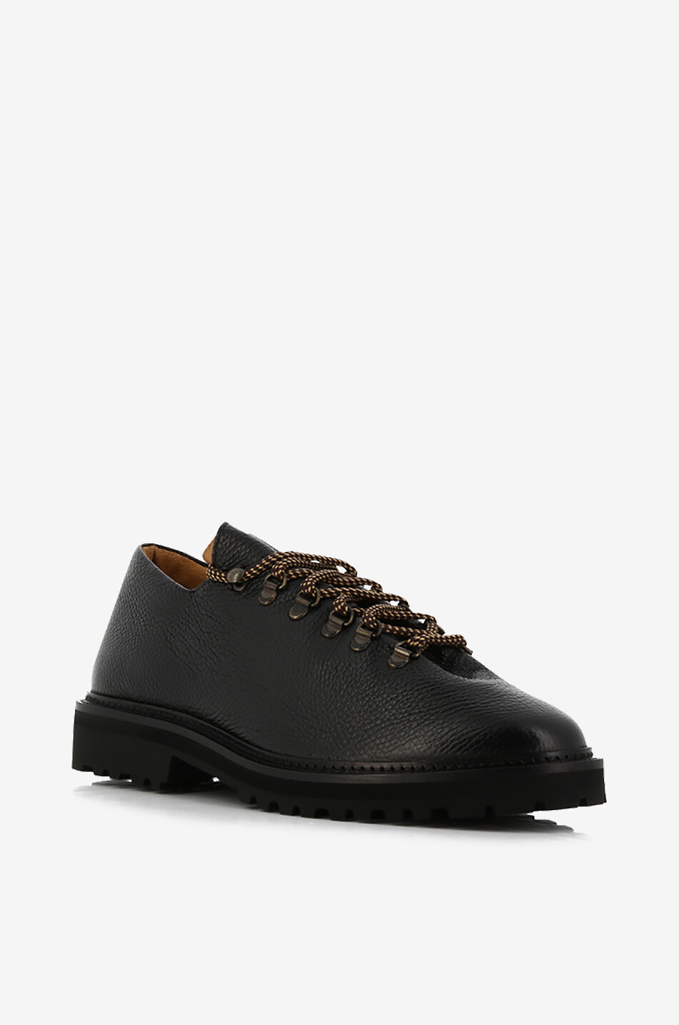 Rasmus Lug grained leather lace-up shoes