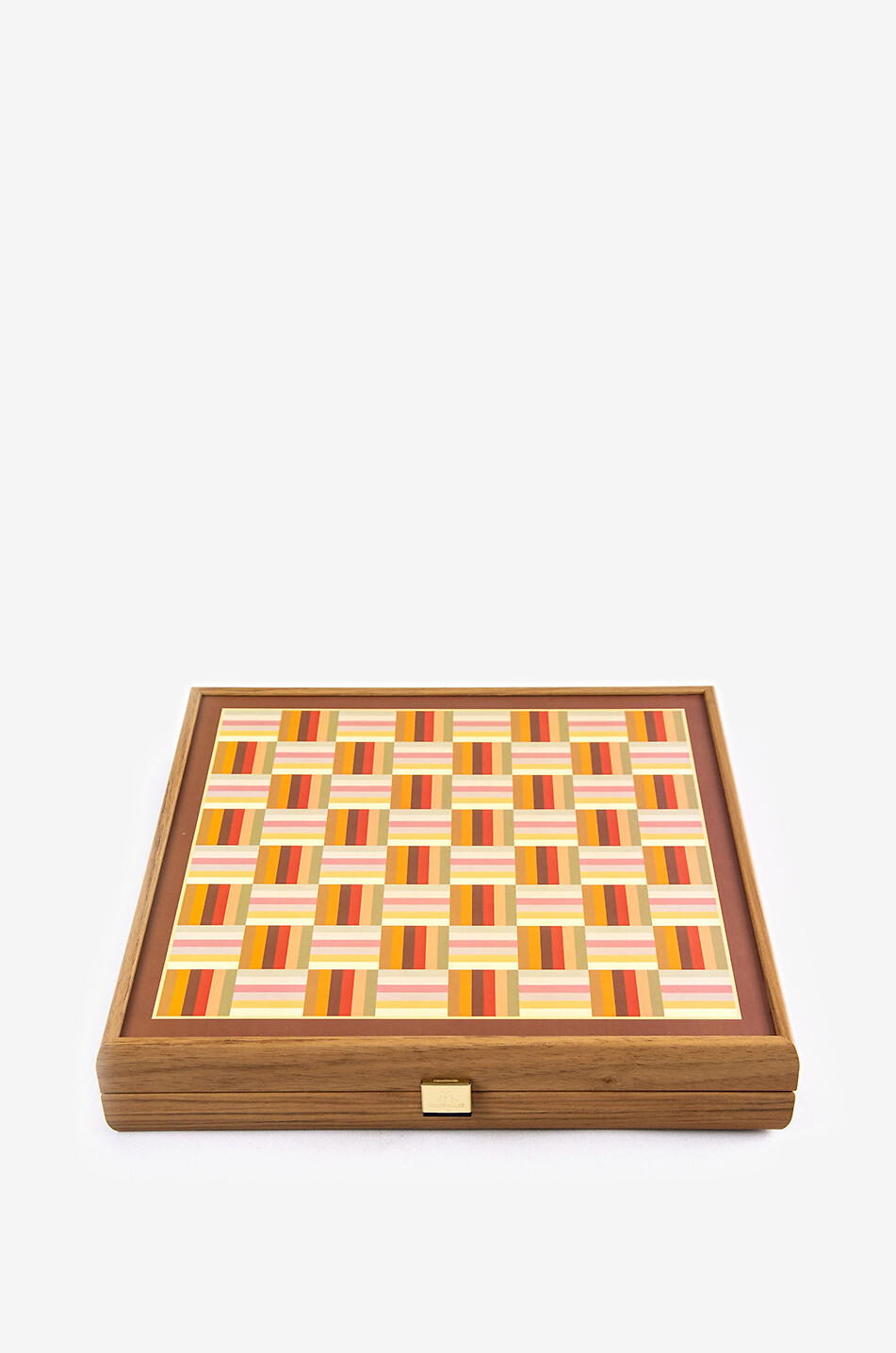 MANOPOULOS Gesellschaftsspielset aus Holz Rainbow 4-in-1 Haus BRAUN 9