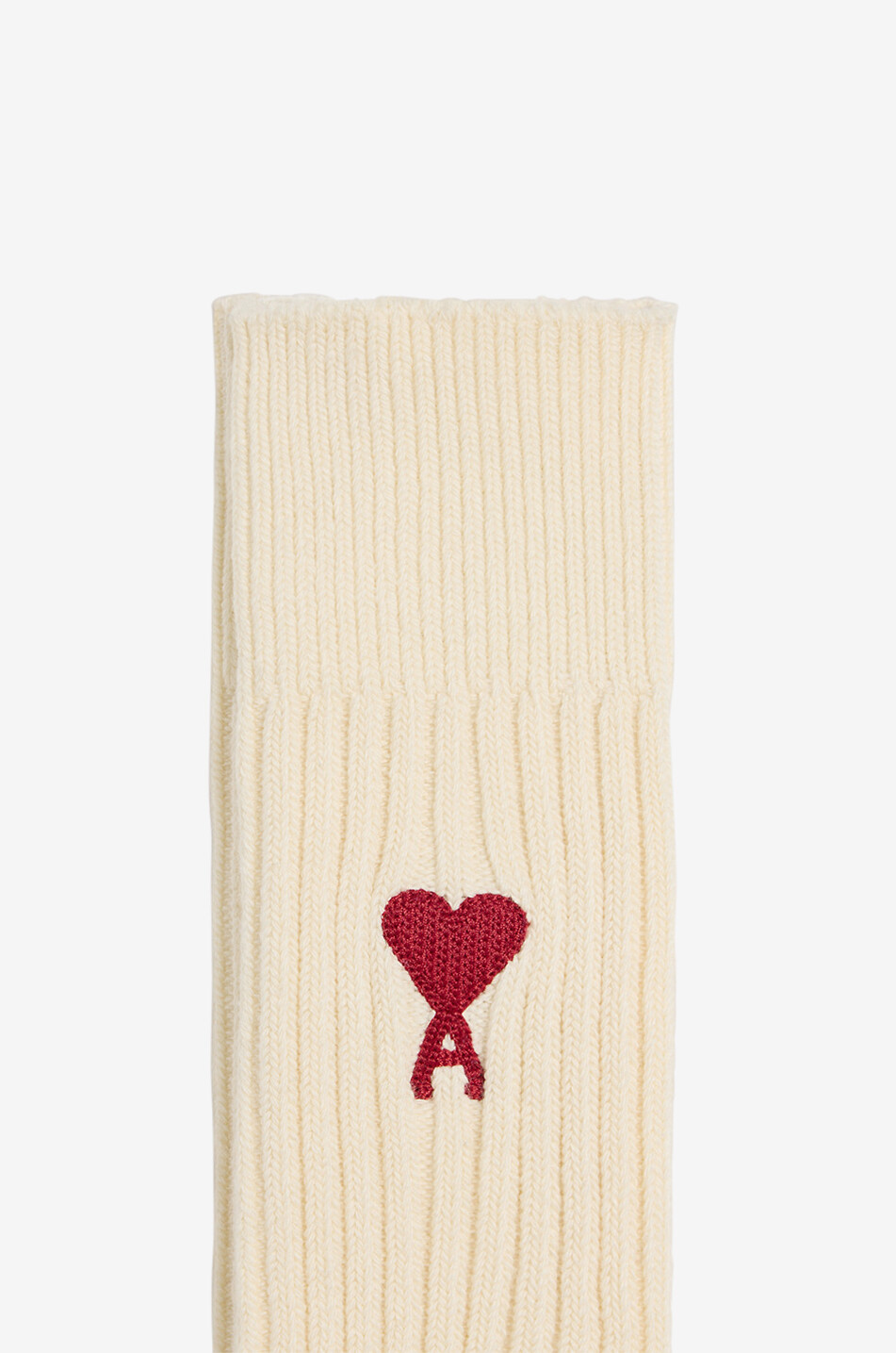 AMI Ami de Coeur set of three organic cotton socks Women EGGSHELL 2