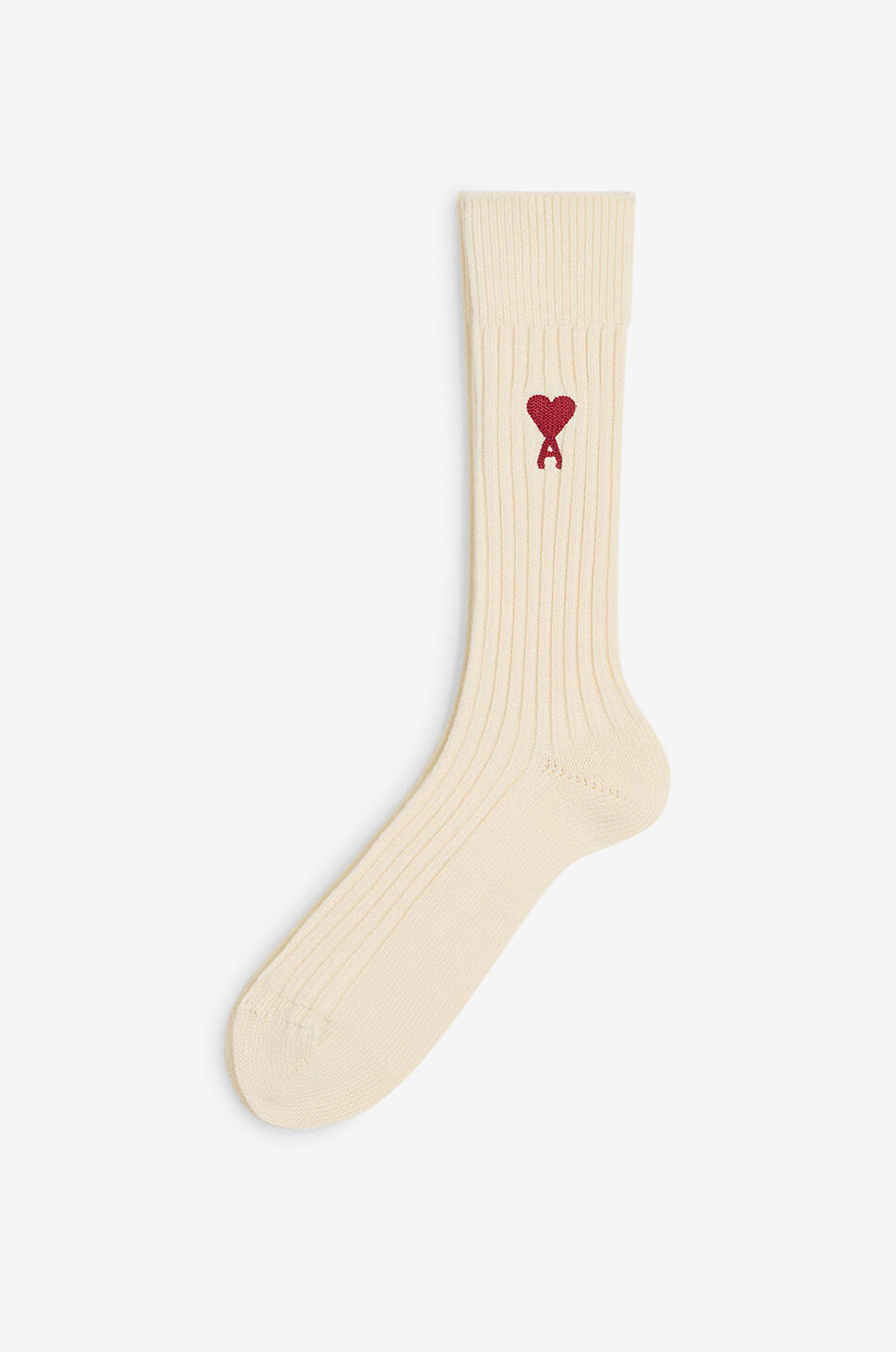 AMI Ami de Coeur set of three organic cotton socks Women EGGSHELL 3