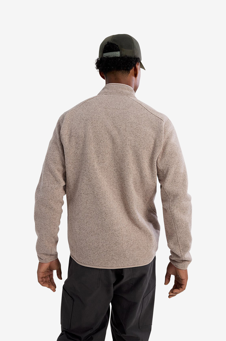 ARC'TERYX Covert fleece jacket with stand-up collar Women BEIGE 2