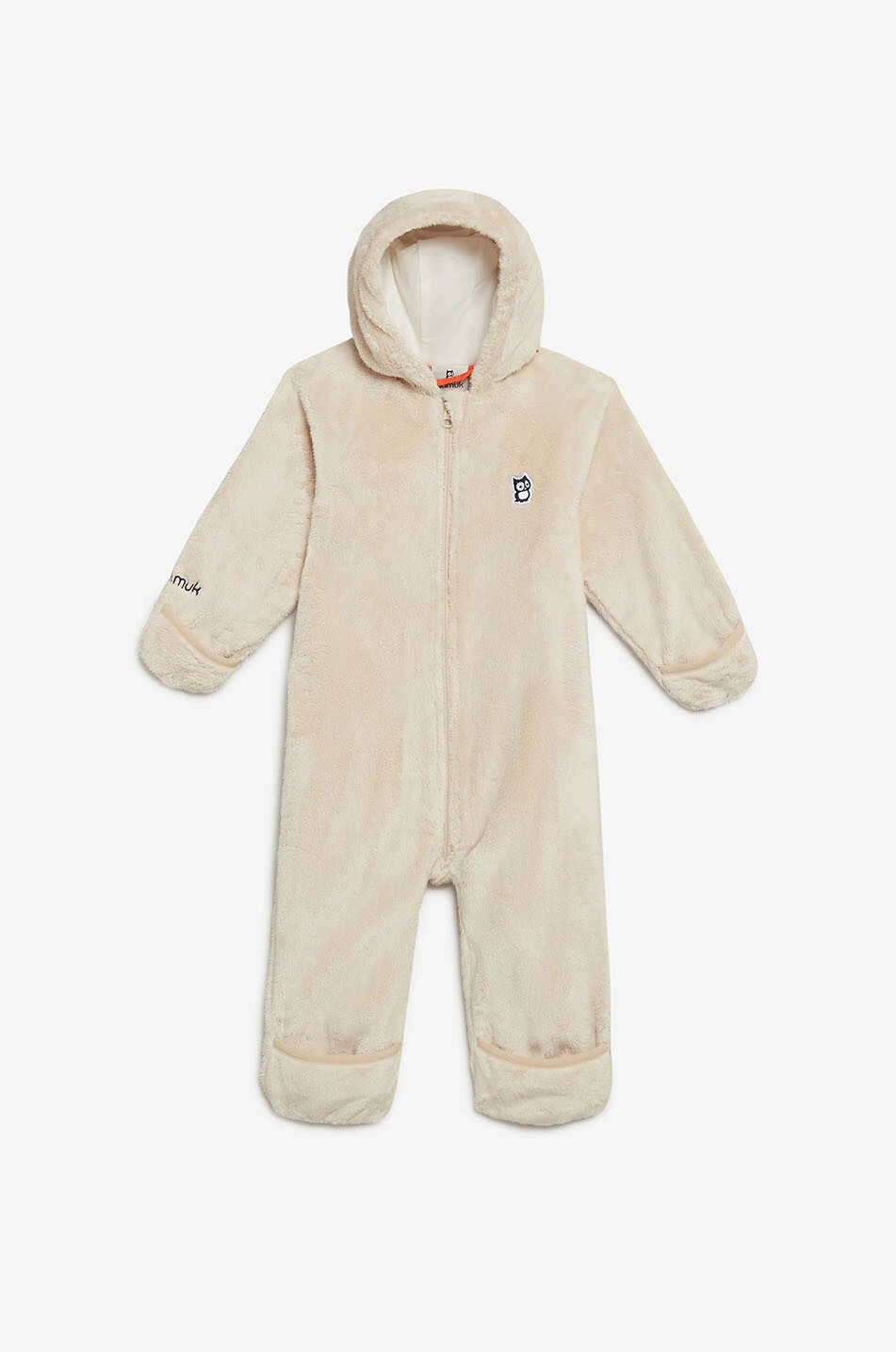 Baby-Schneeanzug aus Fleece Mou Beige