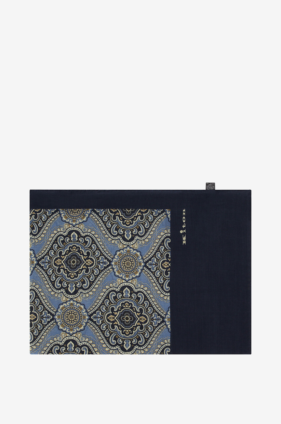 Écharpe tissée en cachemire imprimée médaillons Uscia