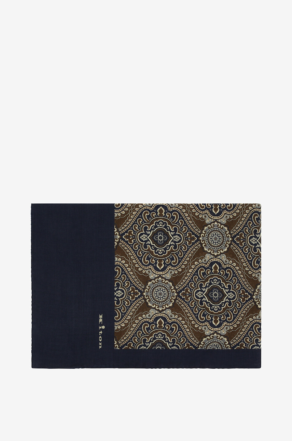 Uscia medaillon printed woven cashmere scarf