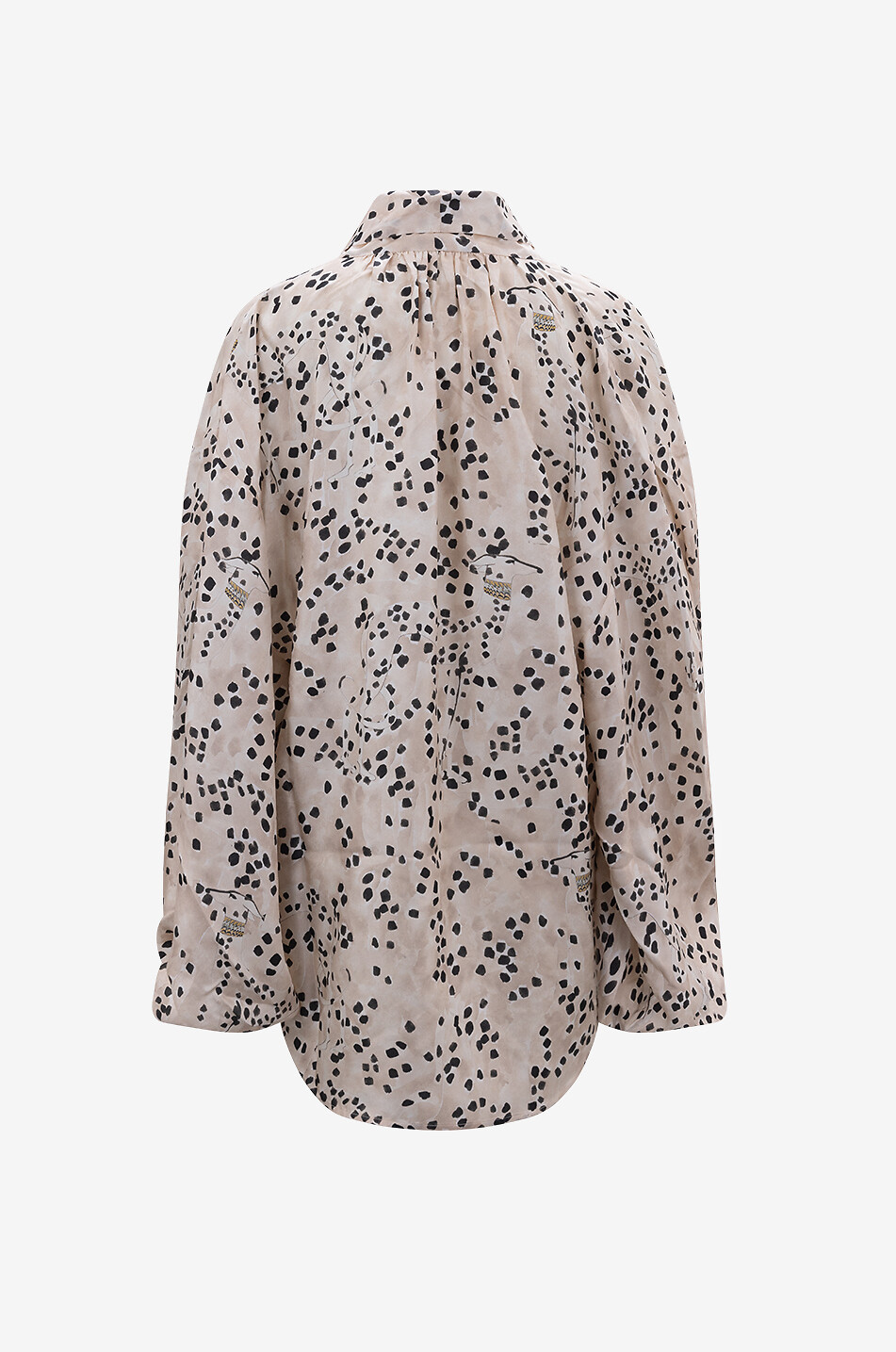 Zimmermann gold animal print hotsell Blouse