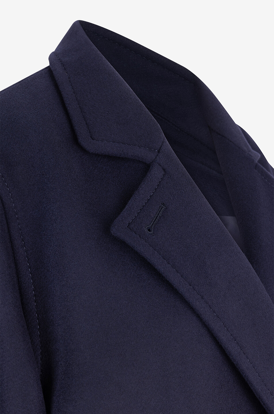 AKRIS PUNTO Zweireihiger Oversize-Wollmantel Damen DUNKELBLAU 3