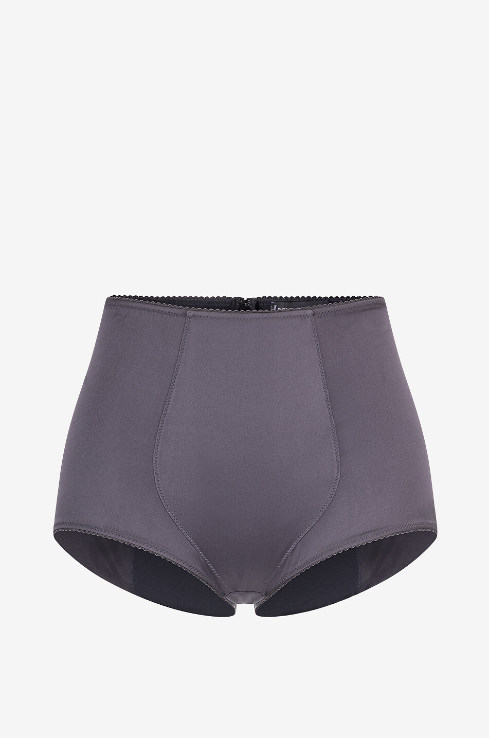 DOLCE & GABBANA Culotte taille haute en satin Femme NOIR 1