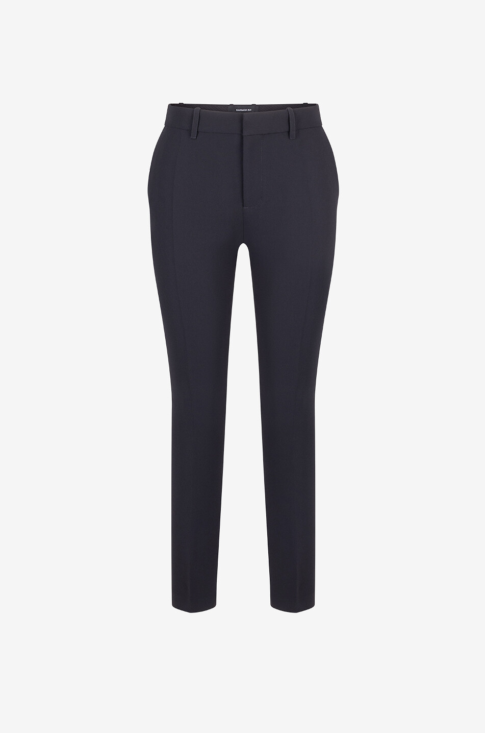 Pantalon slim raccourci en crêpe