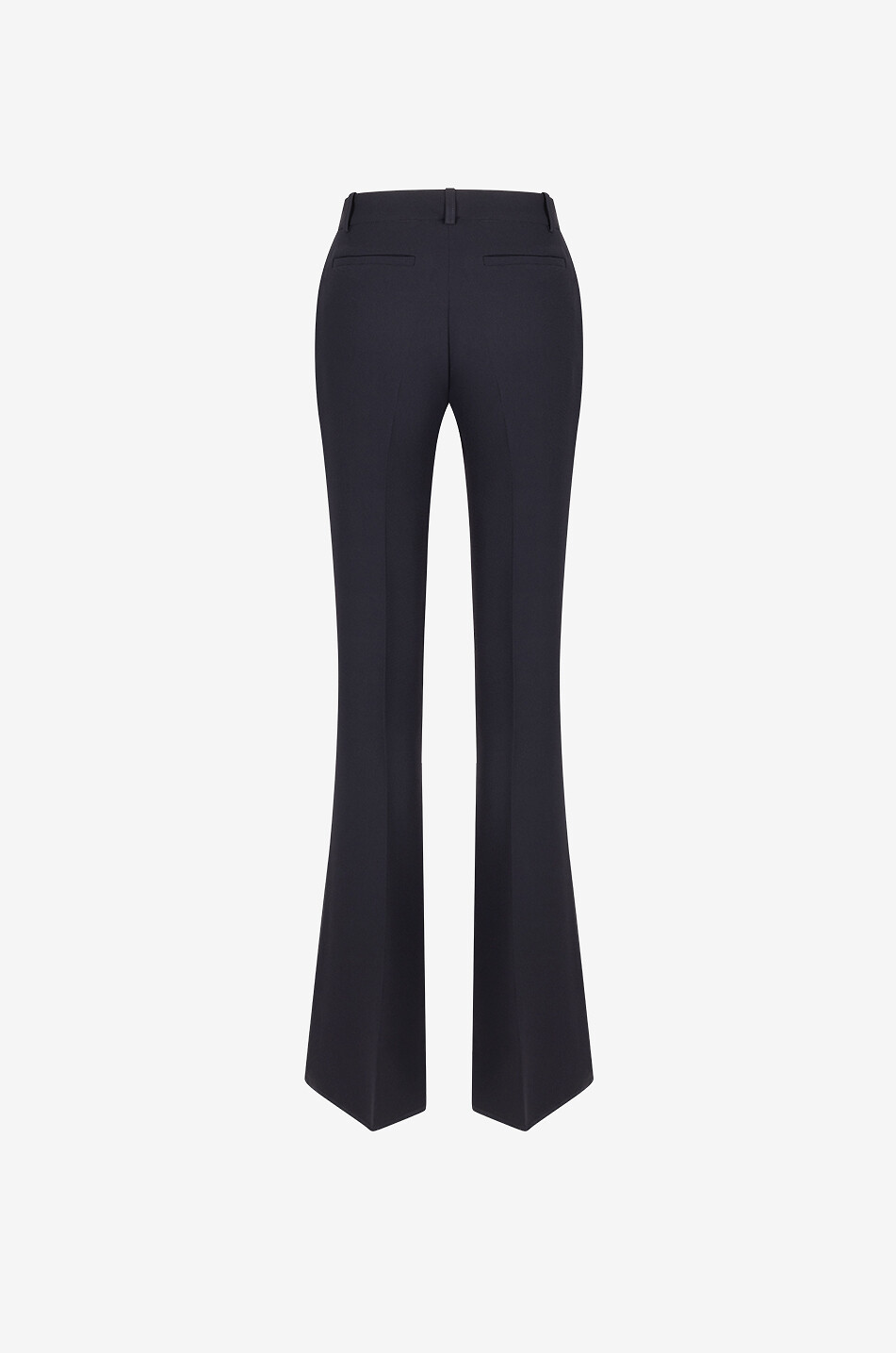 Crêpe-Hose mit hoher Taille Bootleg