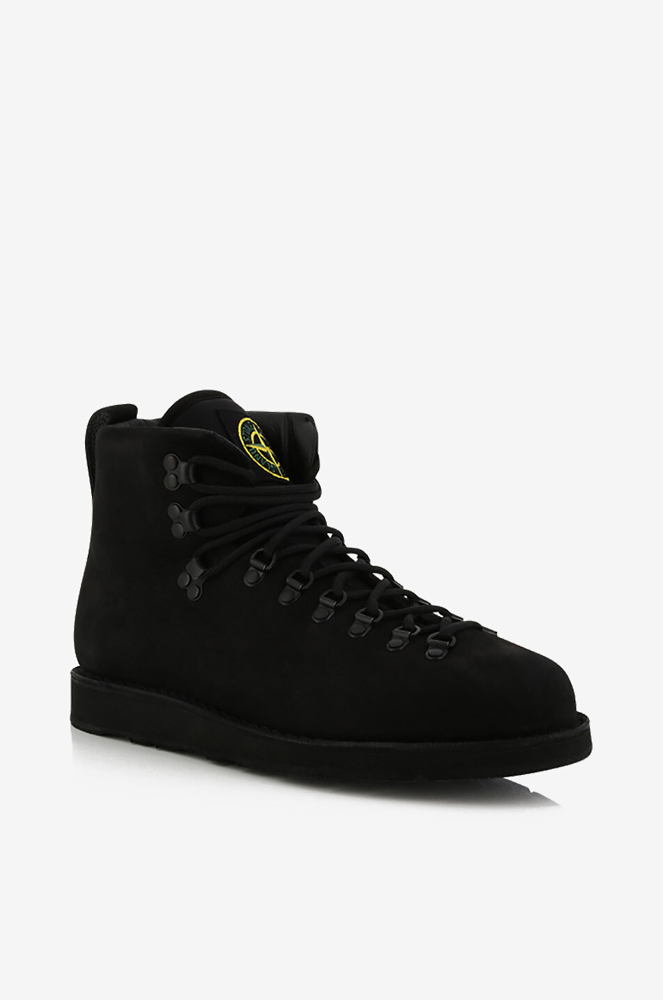 S0204 nubuck leather lace-up ankle boots