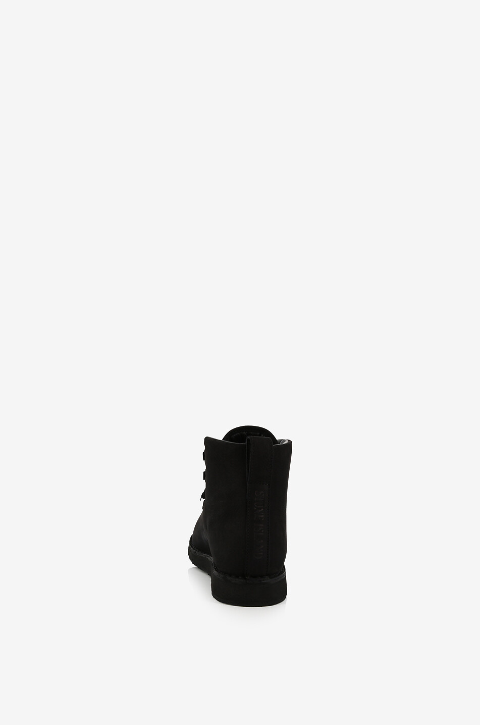STONE ISLAND Schnürstiefeletten aus Nubukleder S0204 Herren SCHWARZ 4