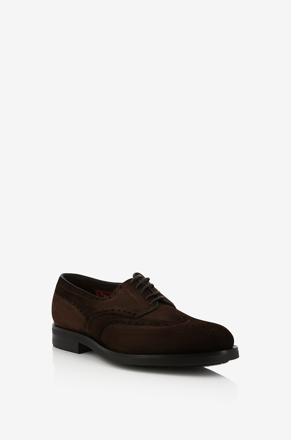 Smooth leather brogues SANTONI Bongenie