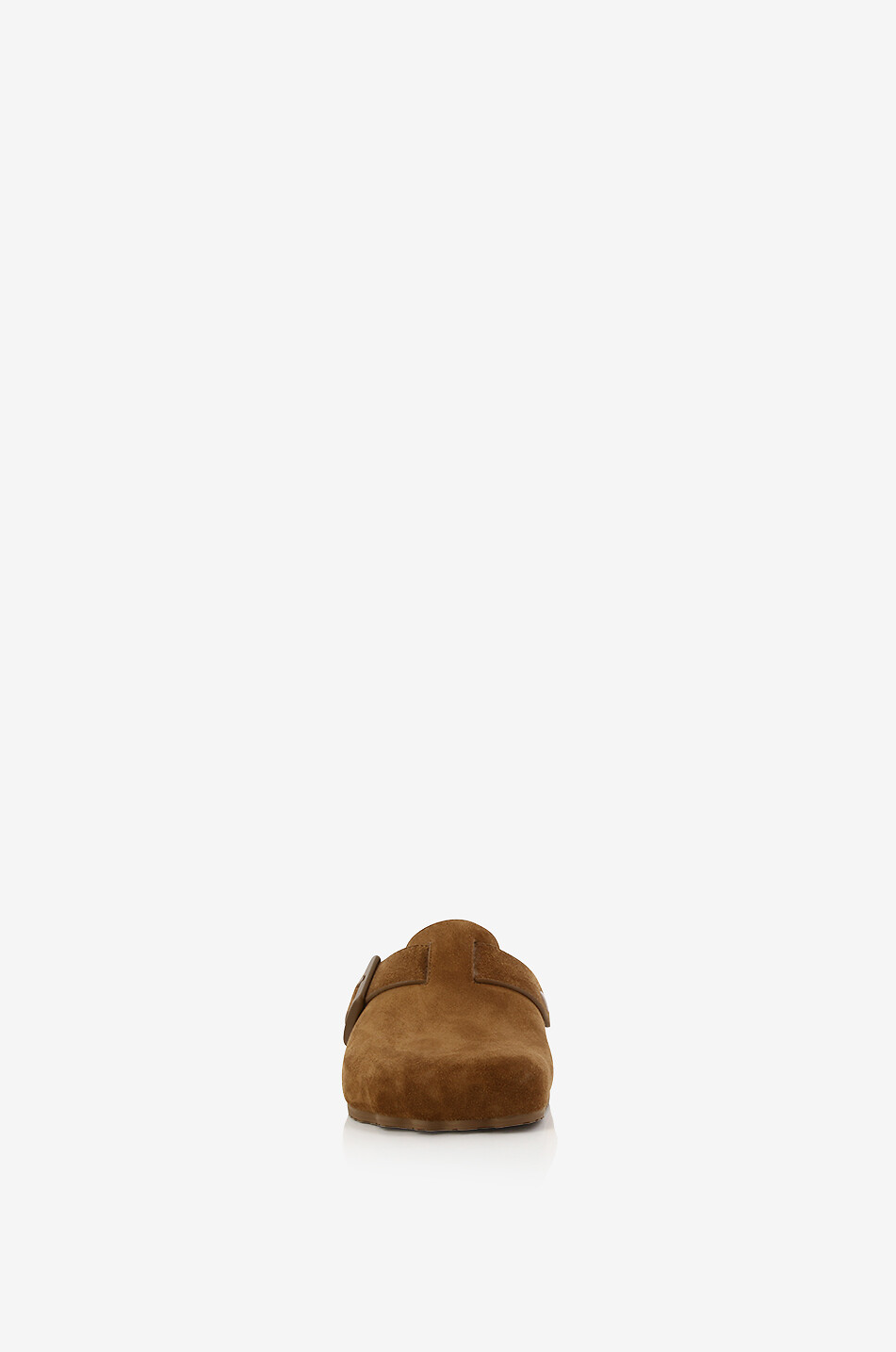 BALENCIAGA Sabots en daim doublés Sunday Mule Femme BEIGE 2