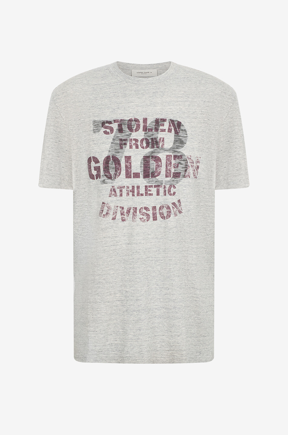 Meliertes Kurzarm-T-Shirt Regular Stolen From