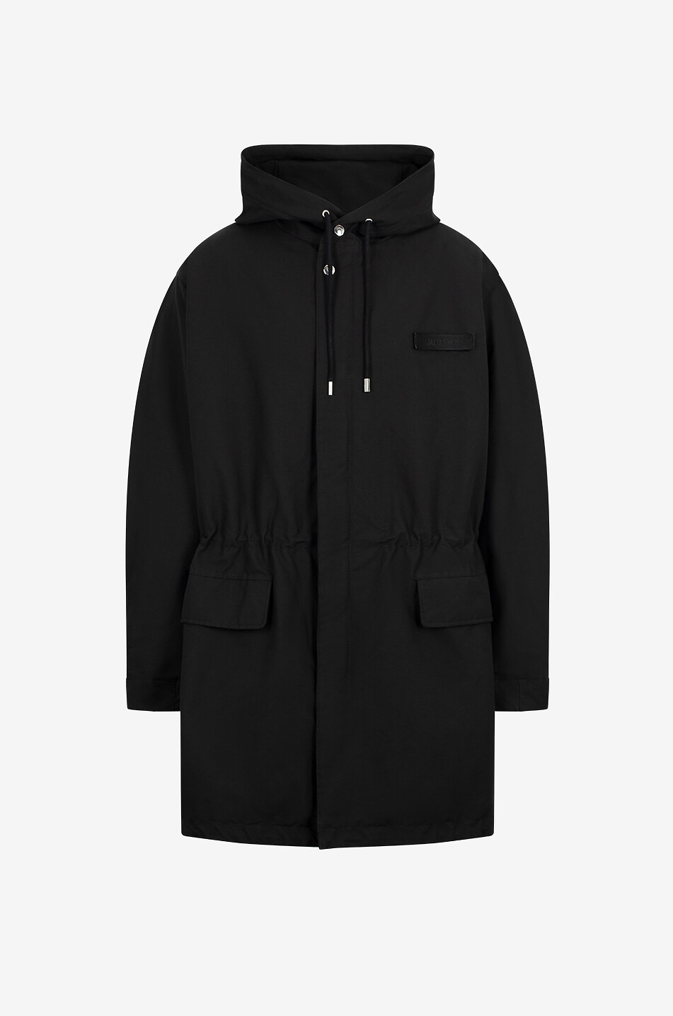 Parka en tissu technique à capuche La Parka Marrone