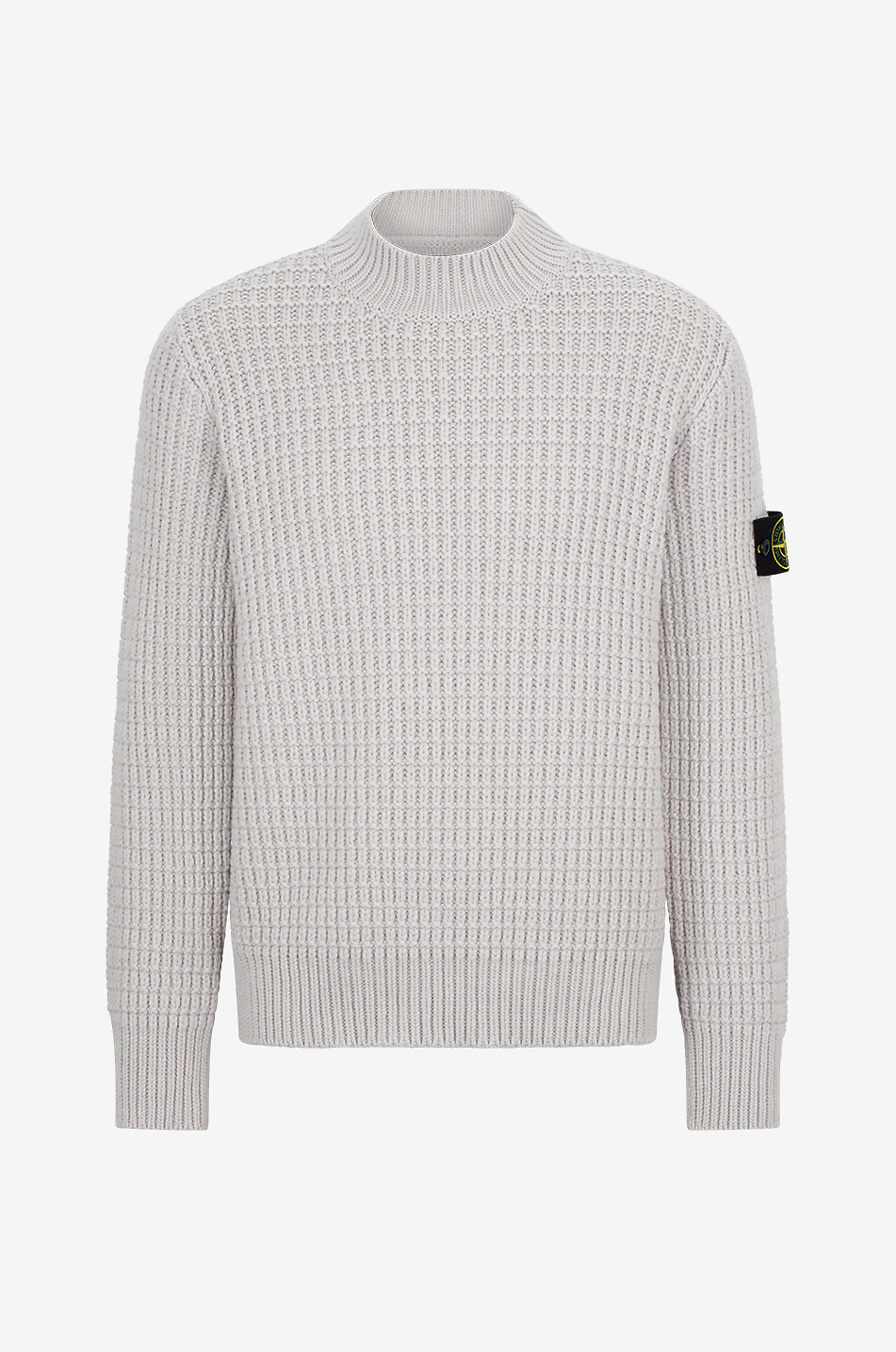 Pull épais à col cheminée en laine vierge 537D5 Double Weave