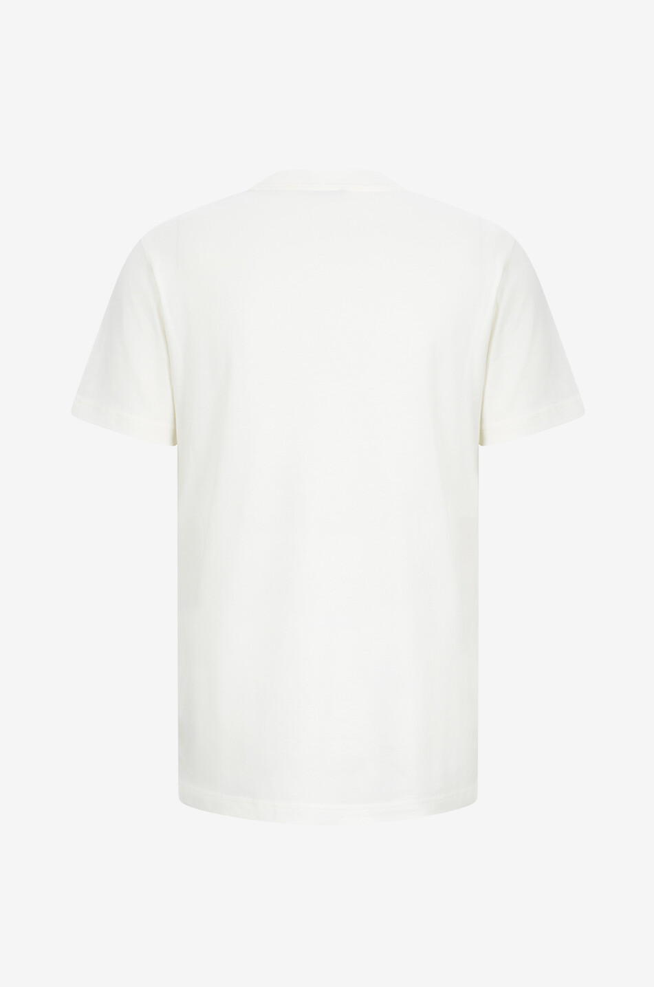 MONCLER Kurzarm-T-Shirt mit Silikon-Logo Herren WEISS 2
