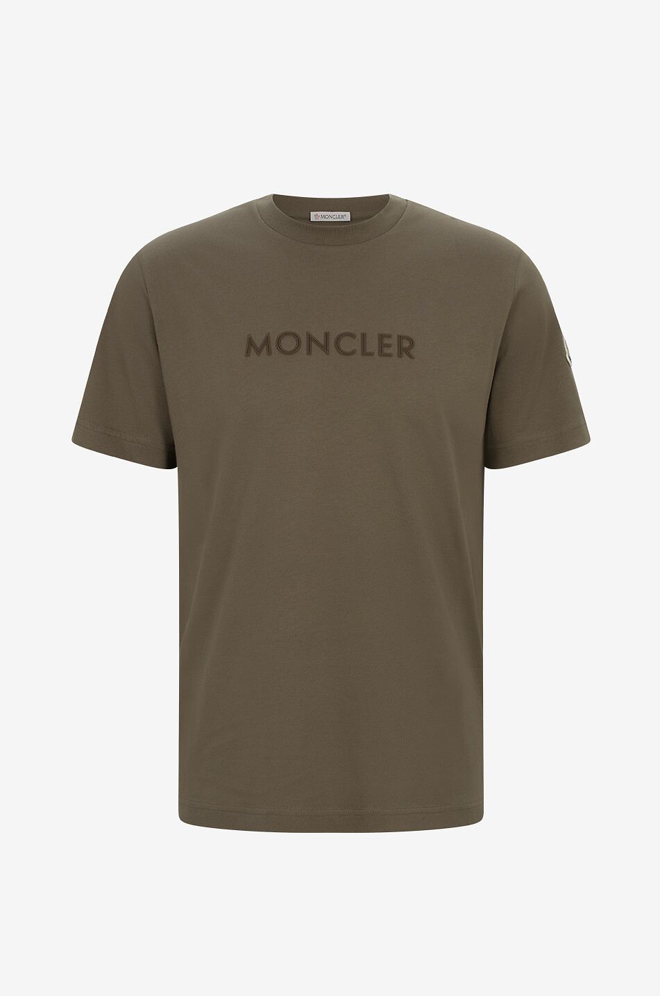 T-shirt à manches courtes à lettrage logo en silicone