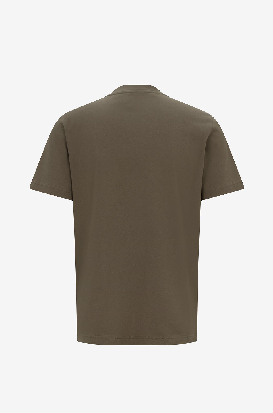 MONCLER T-shirt à manches courtes à lettrage logo en silicone Homme VERT 2