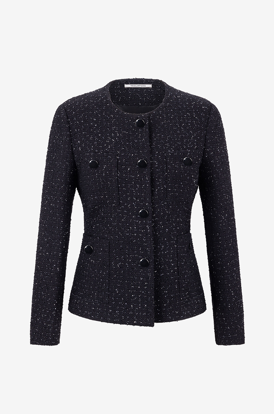 Veste cintrée en tweed scintillant Beverly