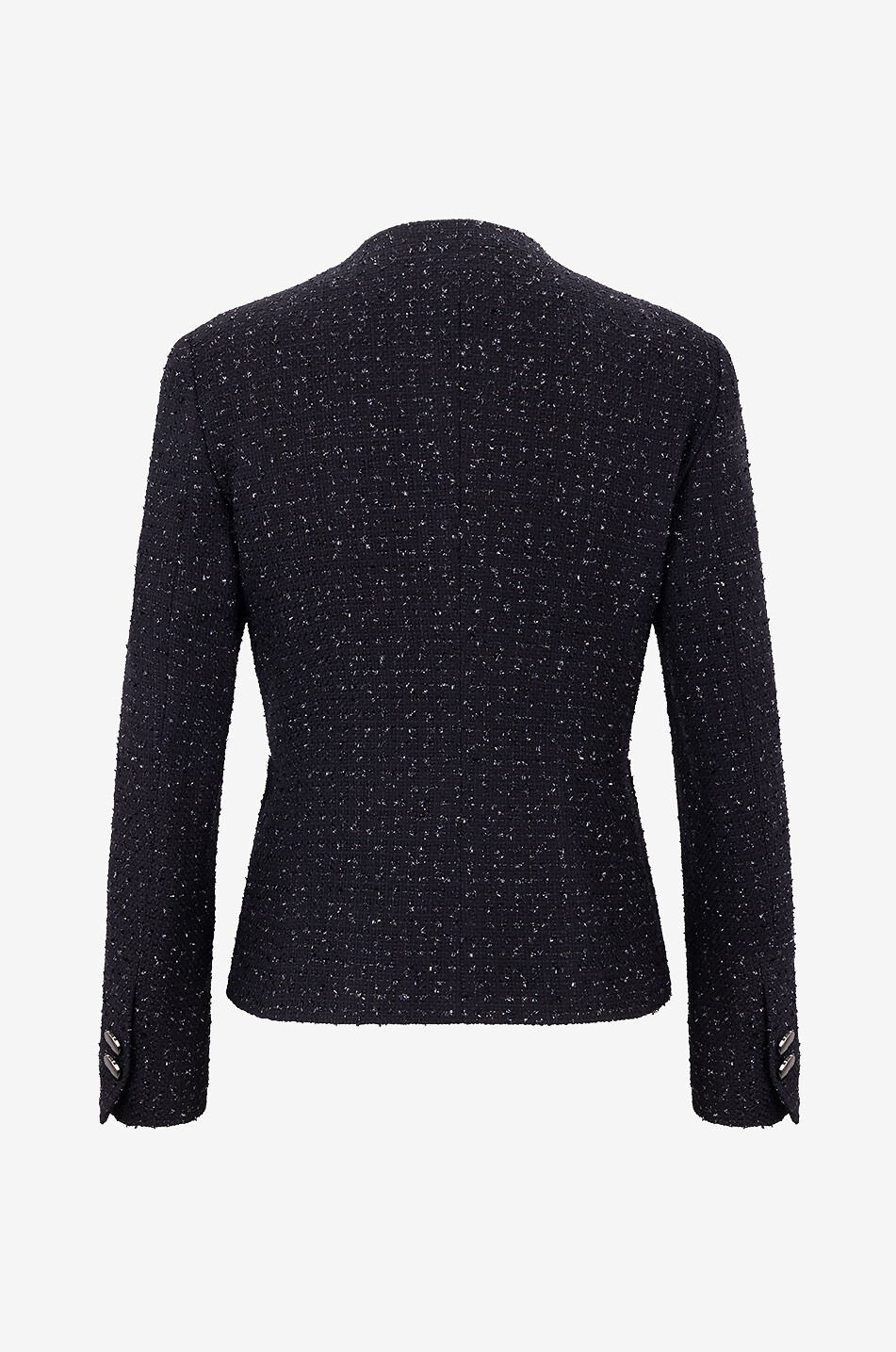 TAGLIATORE Veste cintrée en tweed scintillant Beverly Femme NOIR 2