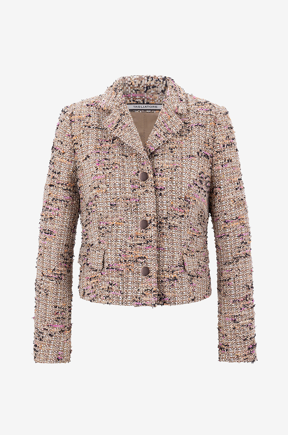 Multi coloured tweed jacket hotsell