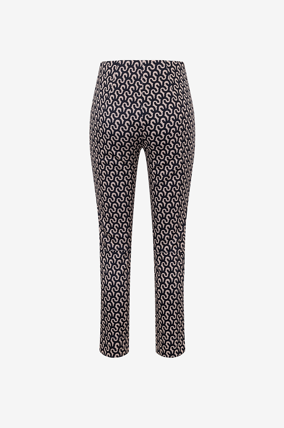SEDUCTIVE Slim-Fit-Hose mit Monogrammprint Sabrina Damen SCHWARZ 2