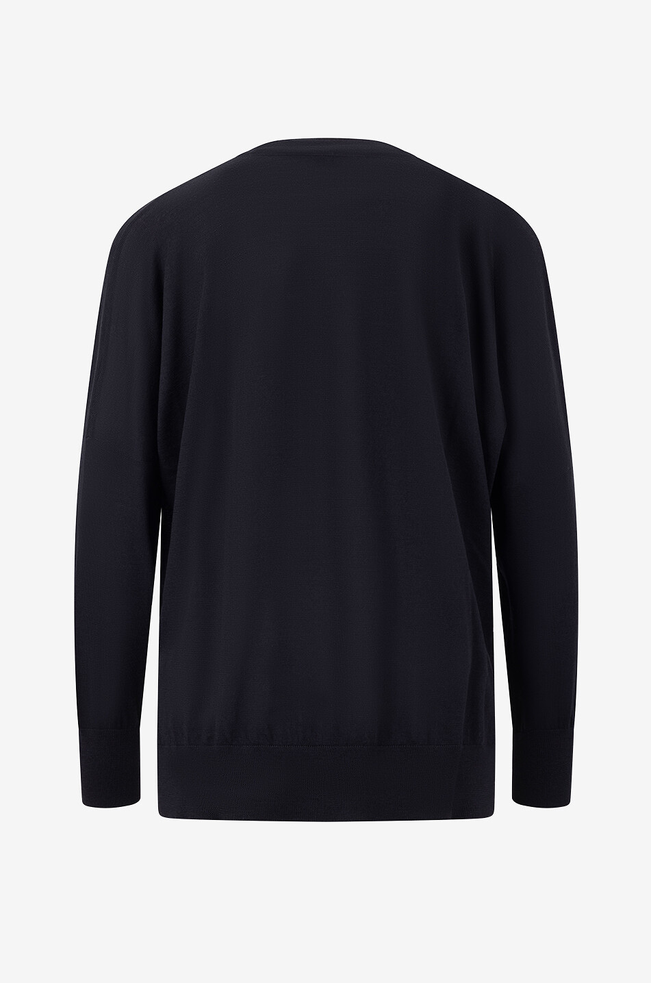 Pull en laine vierge ample à col V