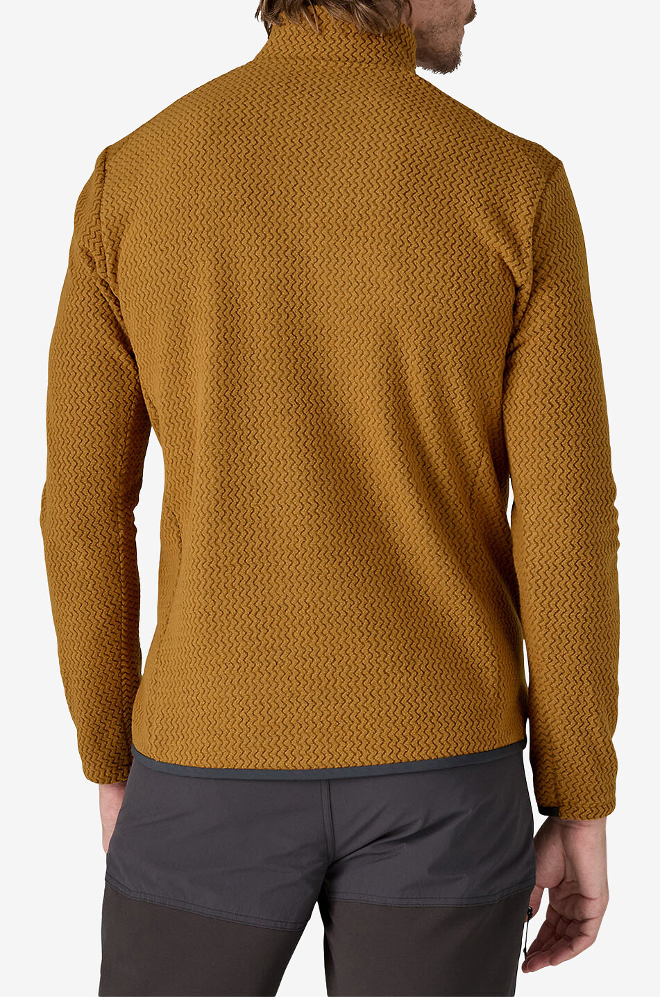 PATAGONIA Sous-pull en polaire R1 Air Zip-Neck Homme MARRON 2