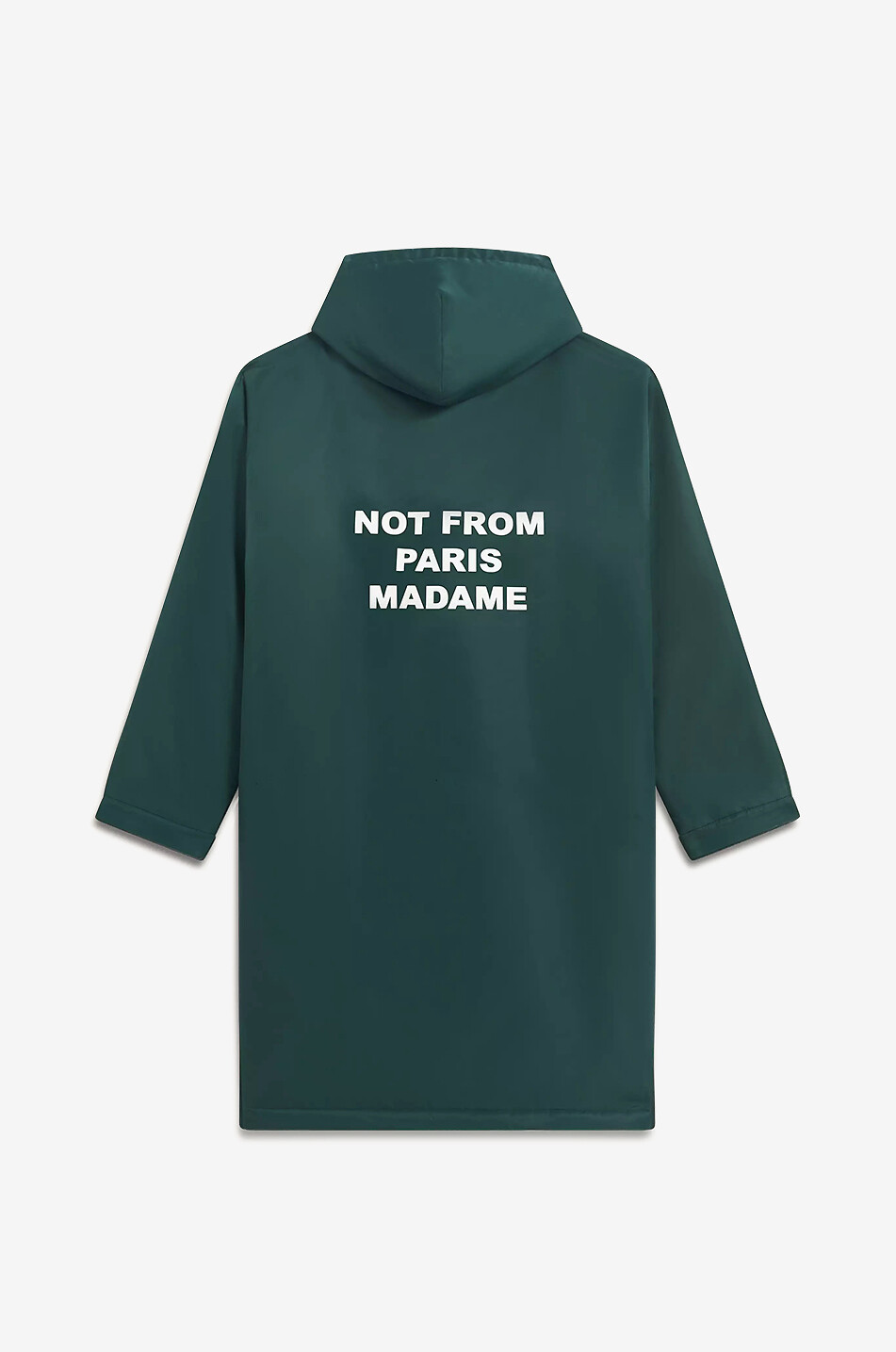 DROLE DE MONSIEUR Parka à capuche La parka Slogan. Homme VERT FONCÉ 2