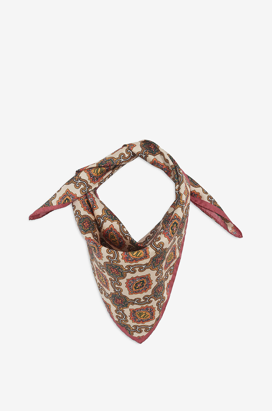 DROLE DE MONSIEUR Le foulard Renzo. silk scarf Men BEIGE 2