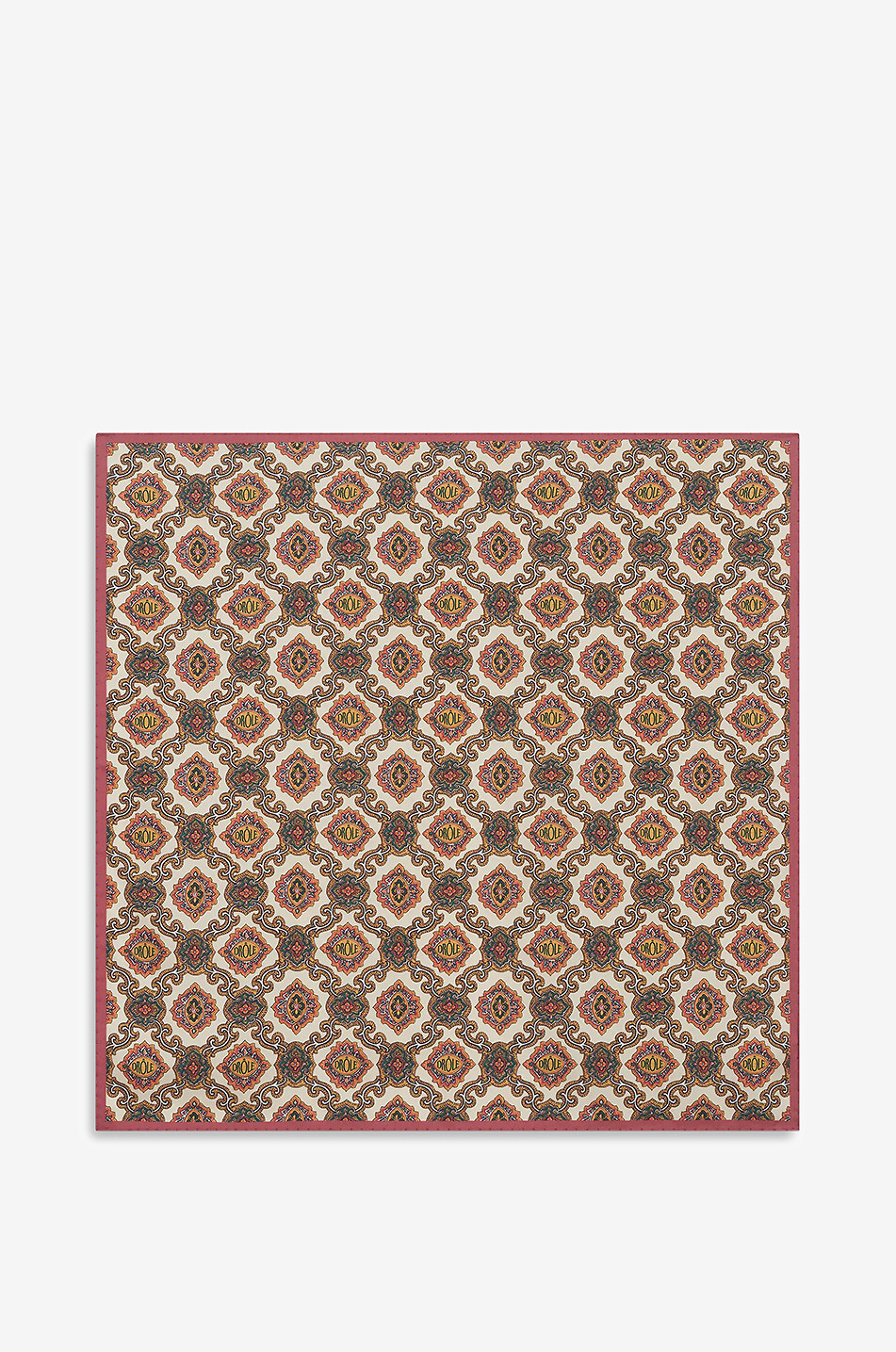 DROLE DE MONSIEUR Le foulard Renzo. silk scarf Men BEIGE 1
