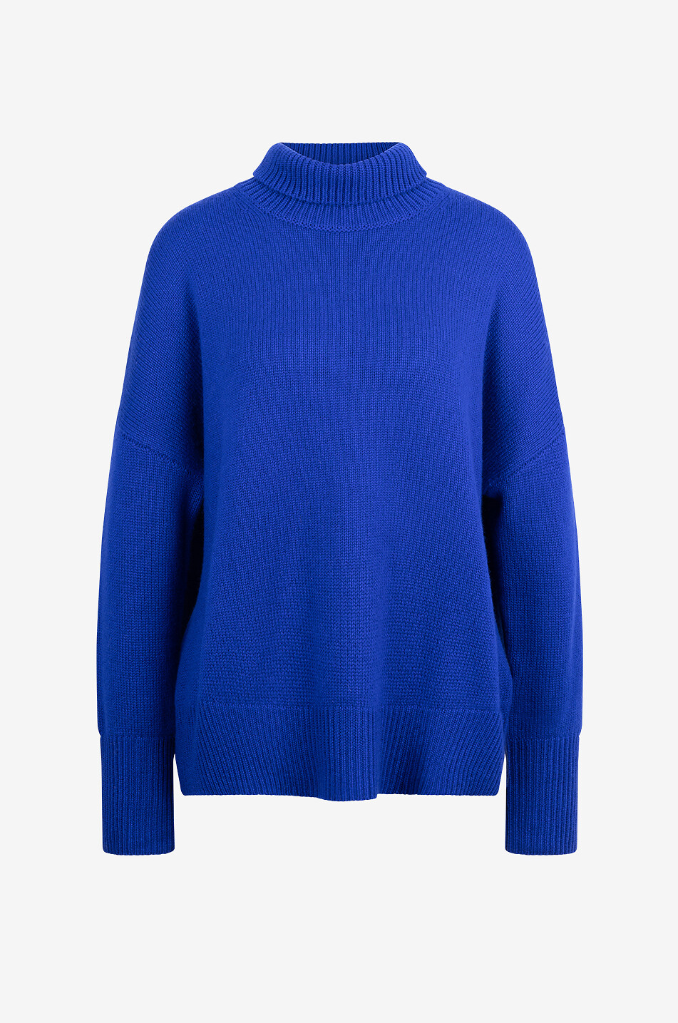 LISA YANG Heidi relaxed cashmere jumper with stand-up collar Women BLUE 1