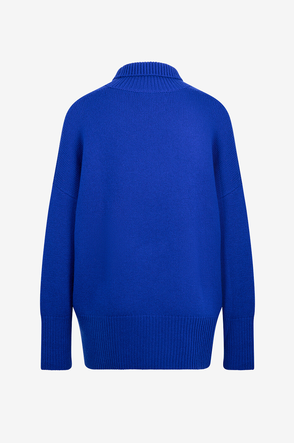 LISA YANG Heidi relaxed cashmere jumper with stand-up collar Women BLUE 2