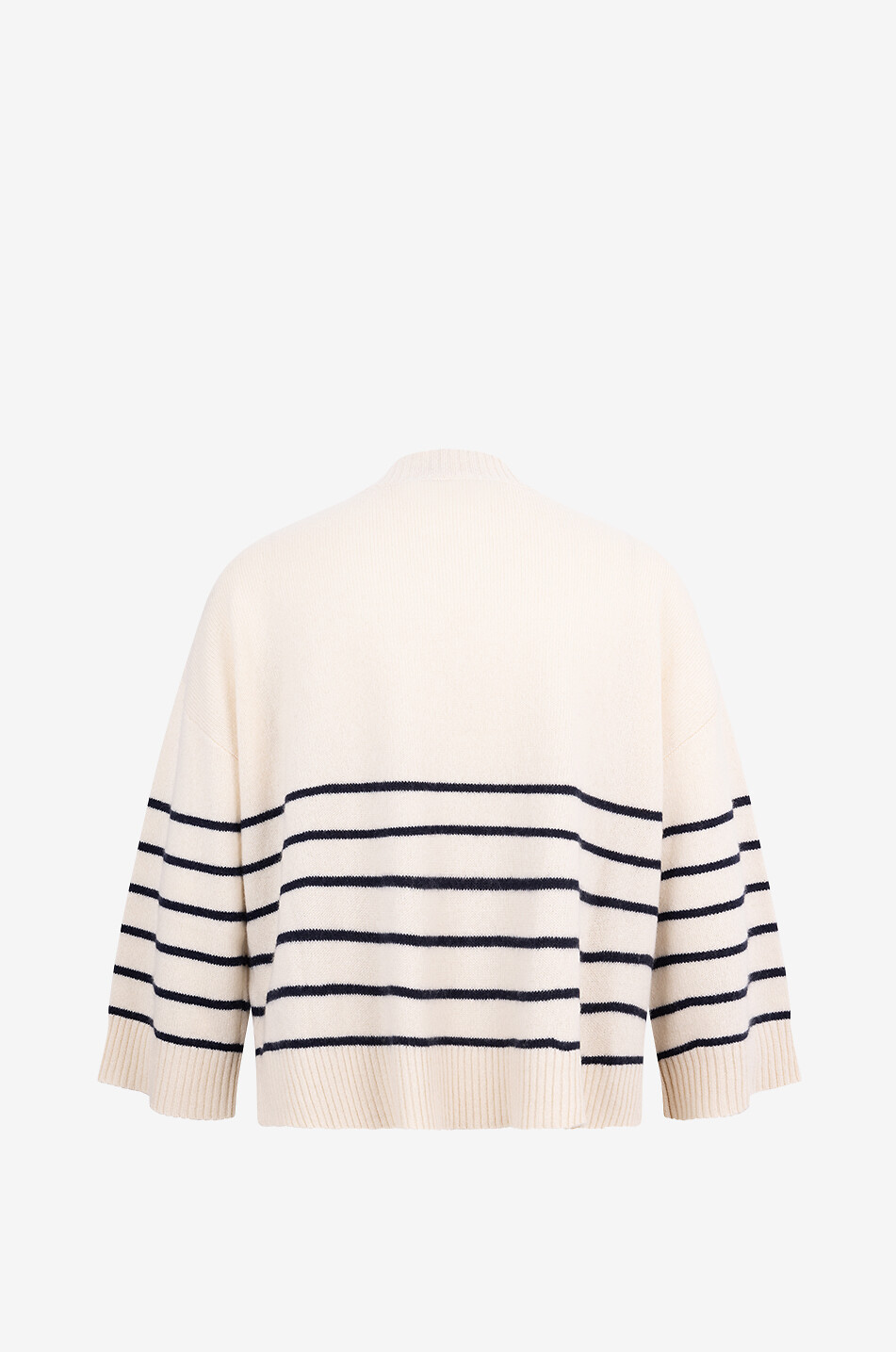 WEEKEND MAX MARA Pull boxy à col V en cachemire Leva Femme Beige clair 2