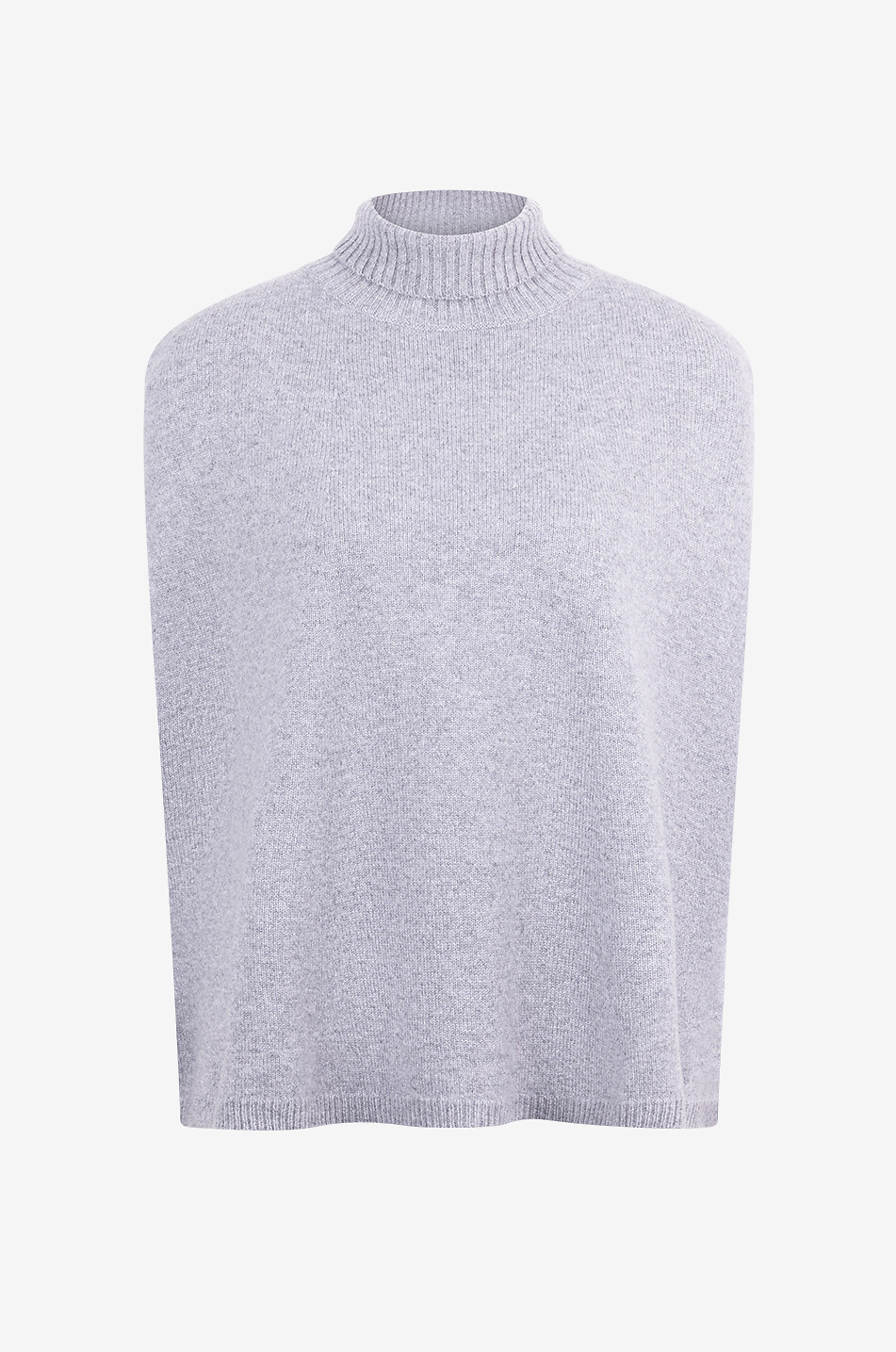 Pull poncho à col roulé en cachemire Annicane