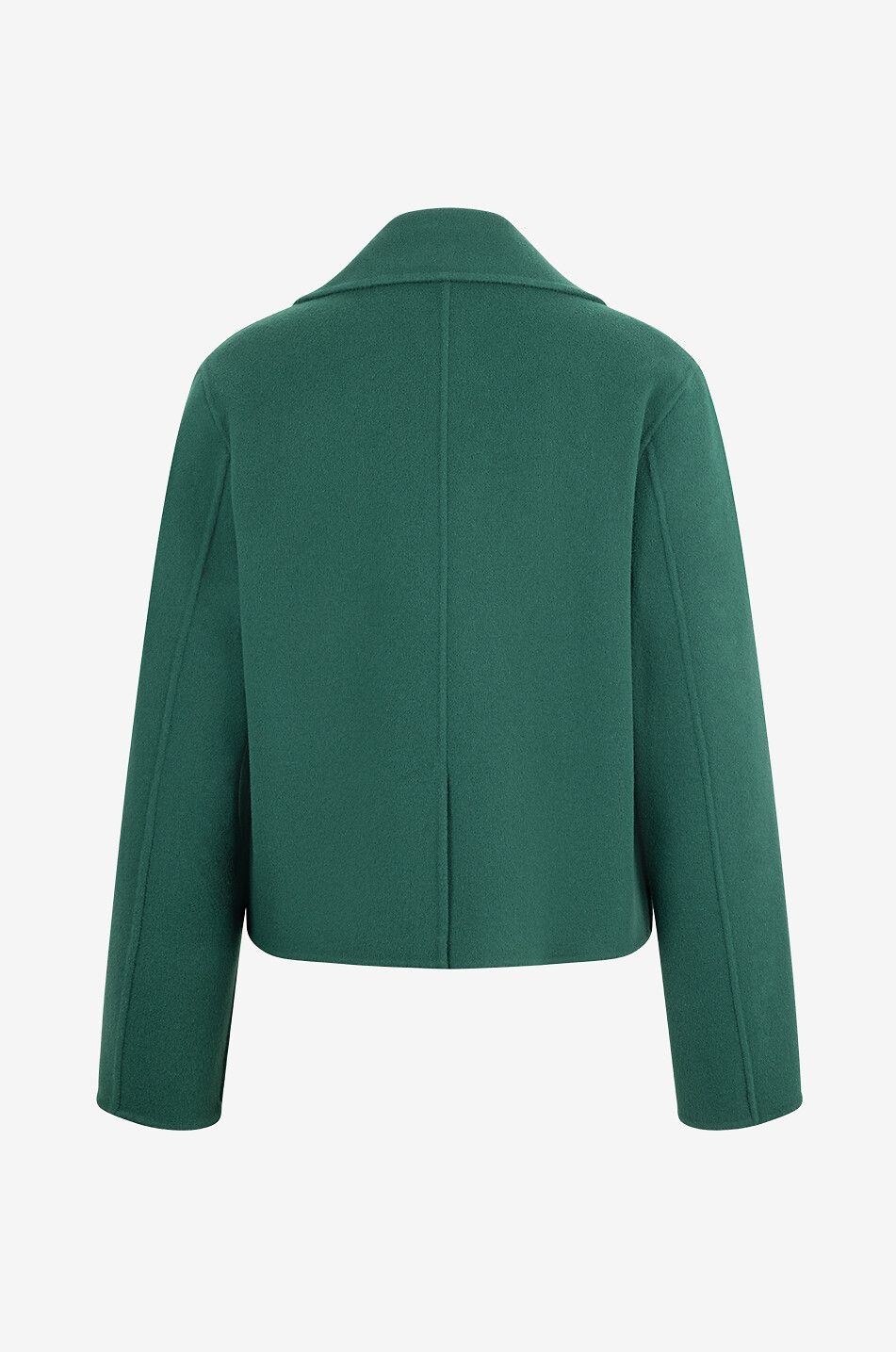 WEEKEND MAX MARA Kelly double-layer wool boxy jacket Women GREEN 2