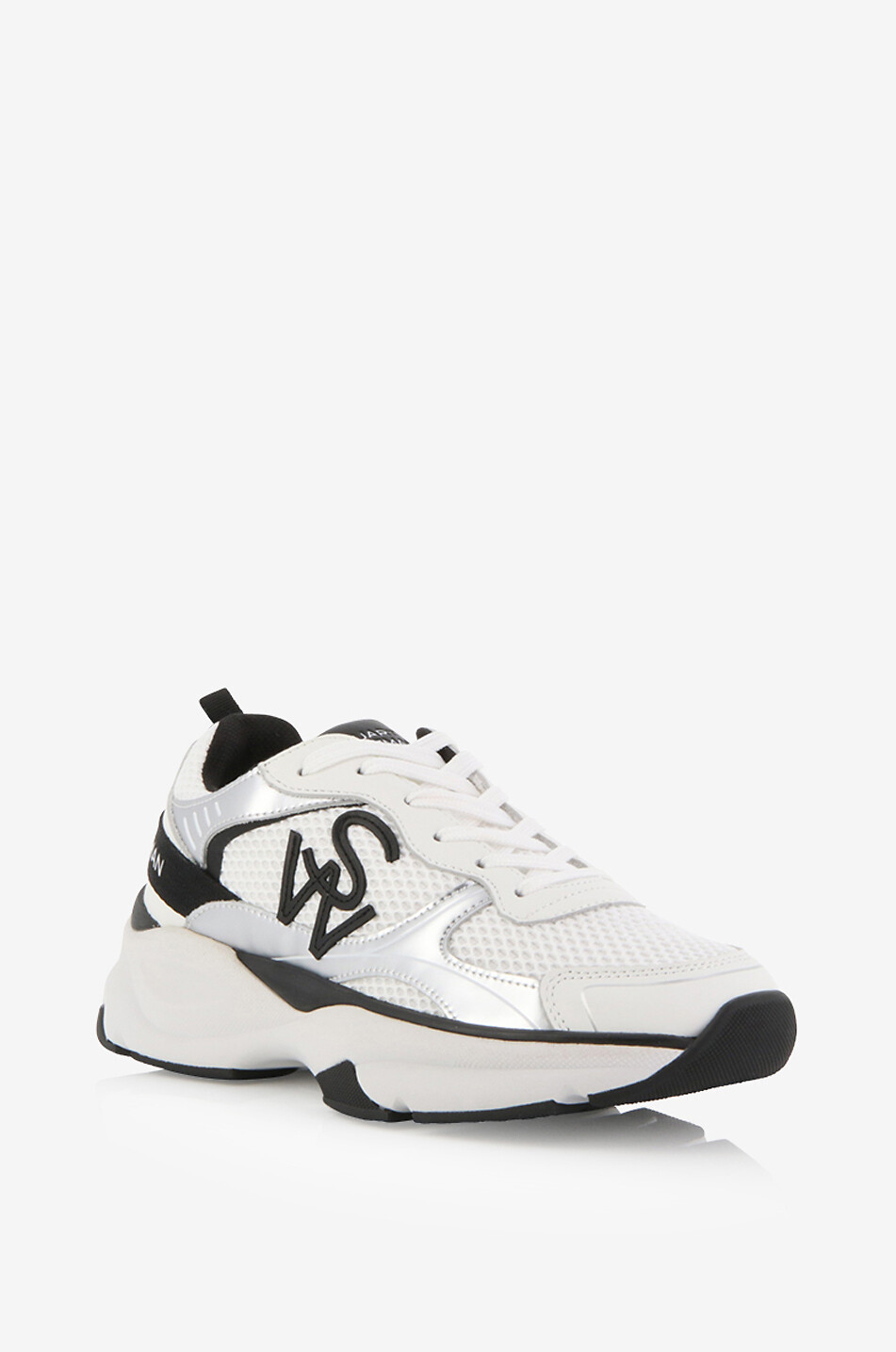 Niedrige Sneakers aus Mesh und Leder SW Trainer