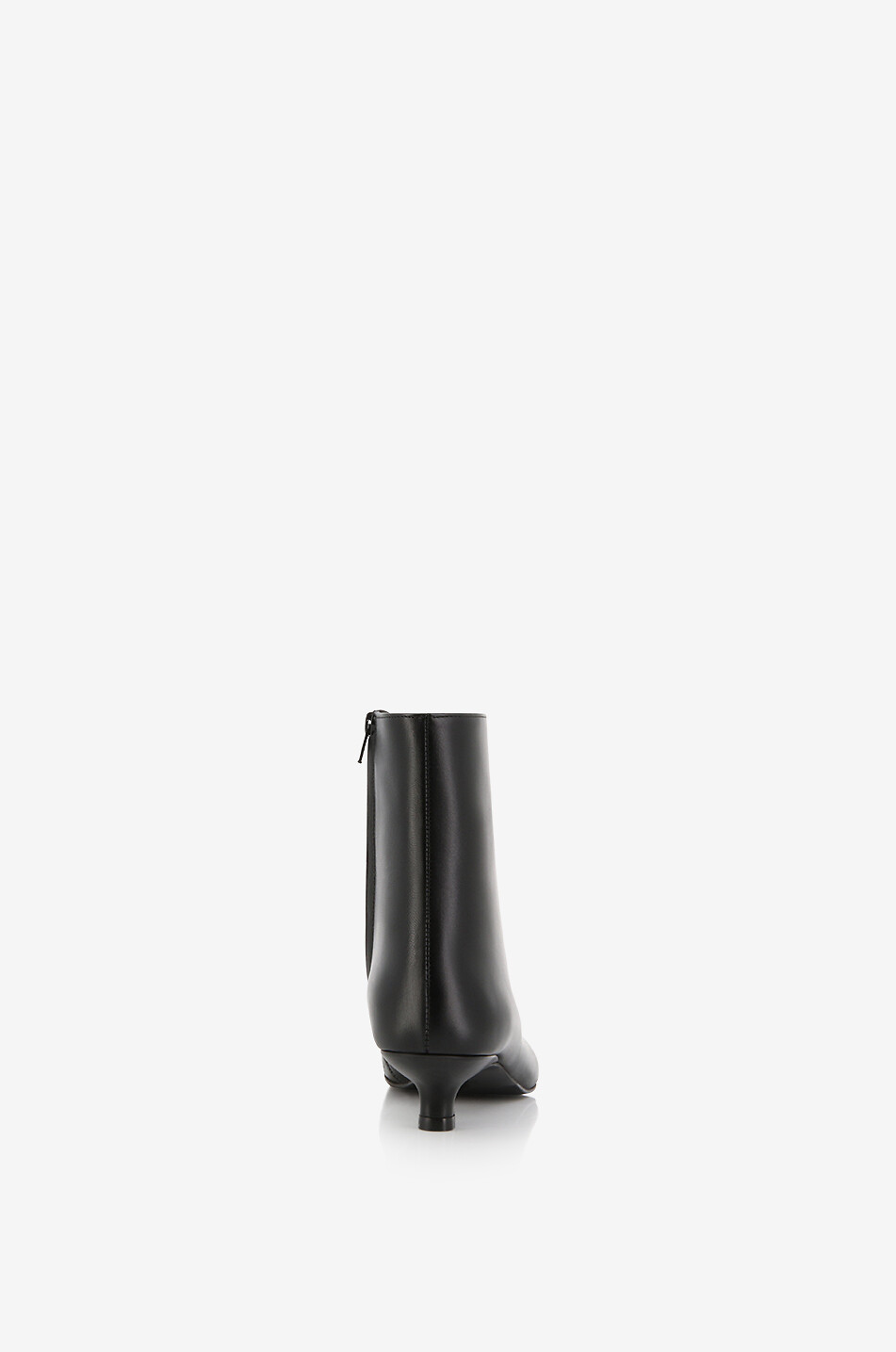Bottines en cuir nappa à talon Carus 35