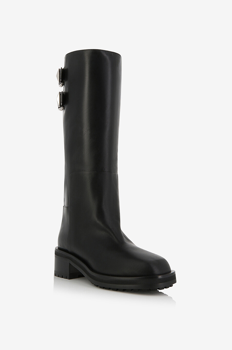 Bottes en cuir lisse Brooklin Knee Boot 35