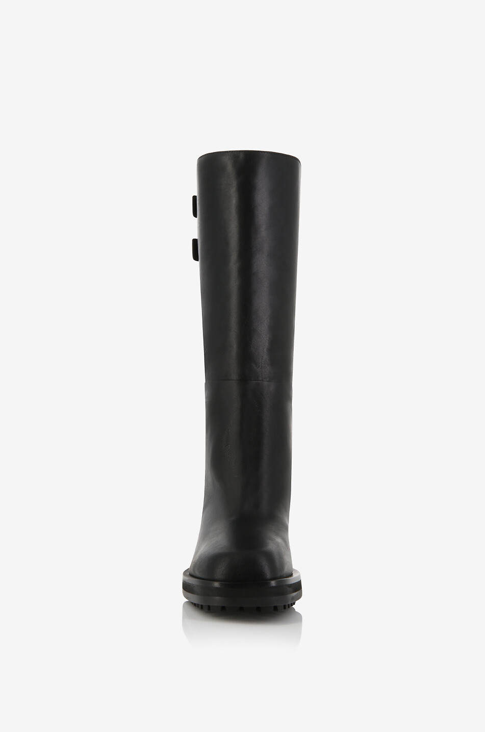 Bottes en cuir lisse Brooklin Knee Boot 35