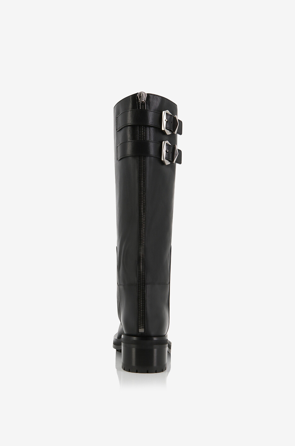 JIMMY CHOO Bottes en cuir lisse Brooklin Knee Boot 35 Femme NOIR 4