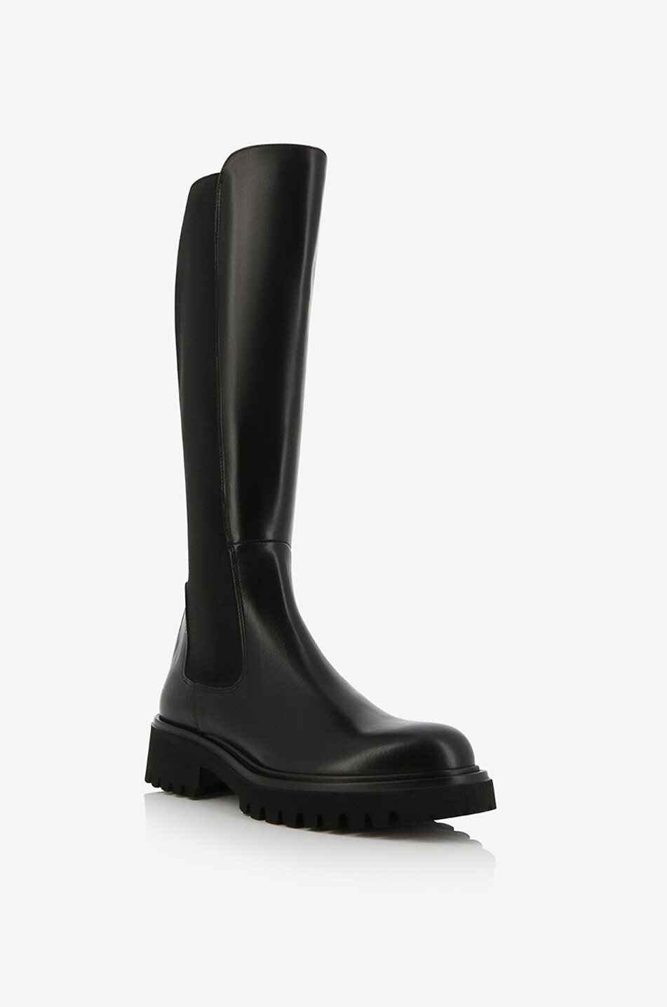 Bottes plates en cuir lisse Warrington 20