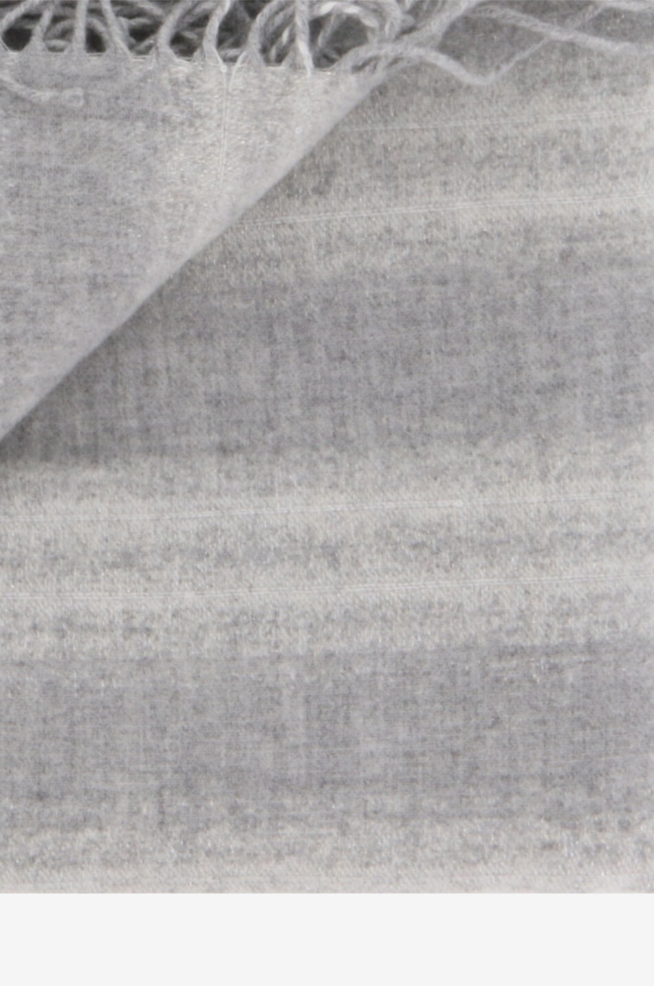 BRUNELLO CUCINELLI Sparkling & Dazzling woven striped cashmere scarf Women LIGHT GREY 2