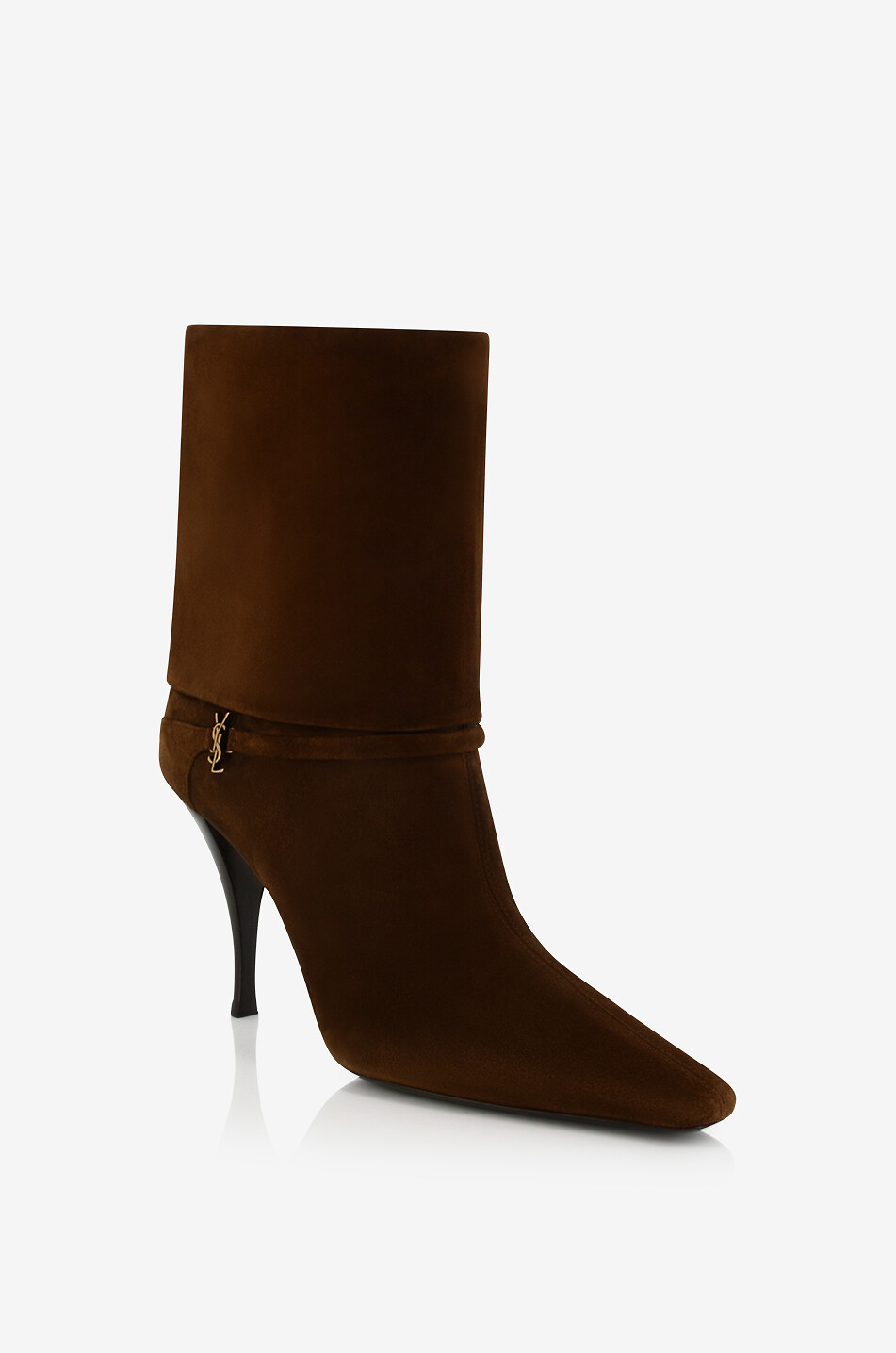 Saint laurent suede boots online