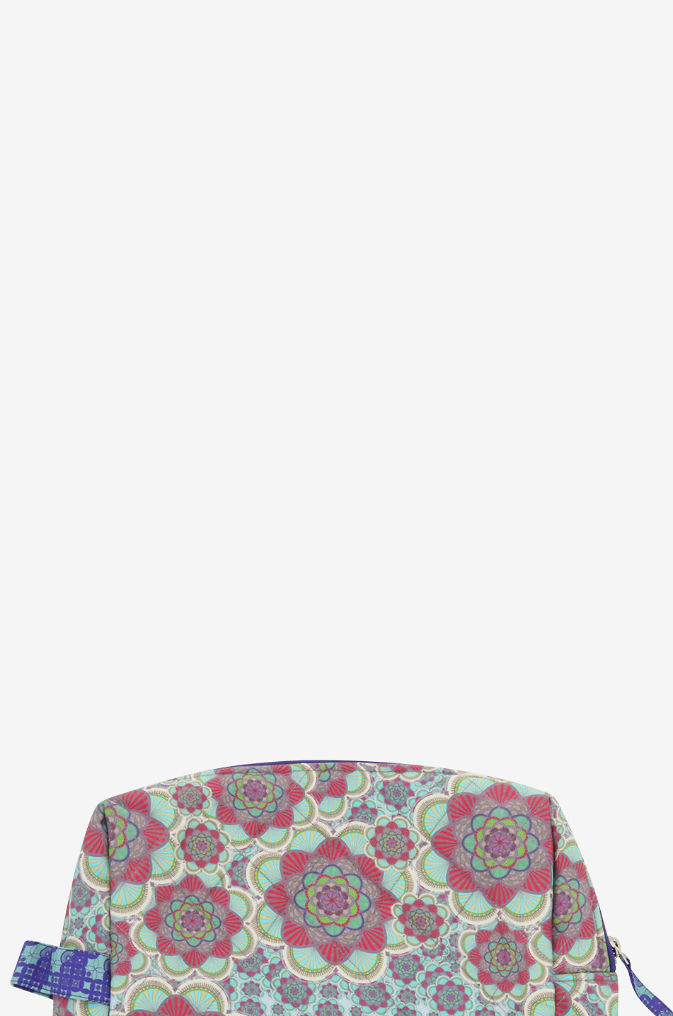 KARMA ON THE ROCKS Grande pochette en soie Femme BLEU CLAIR 3