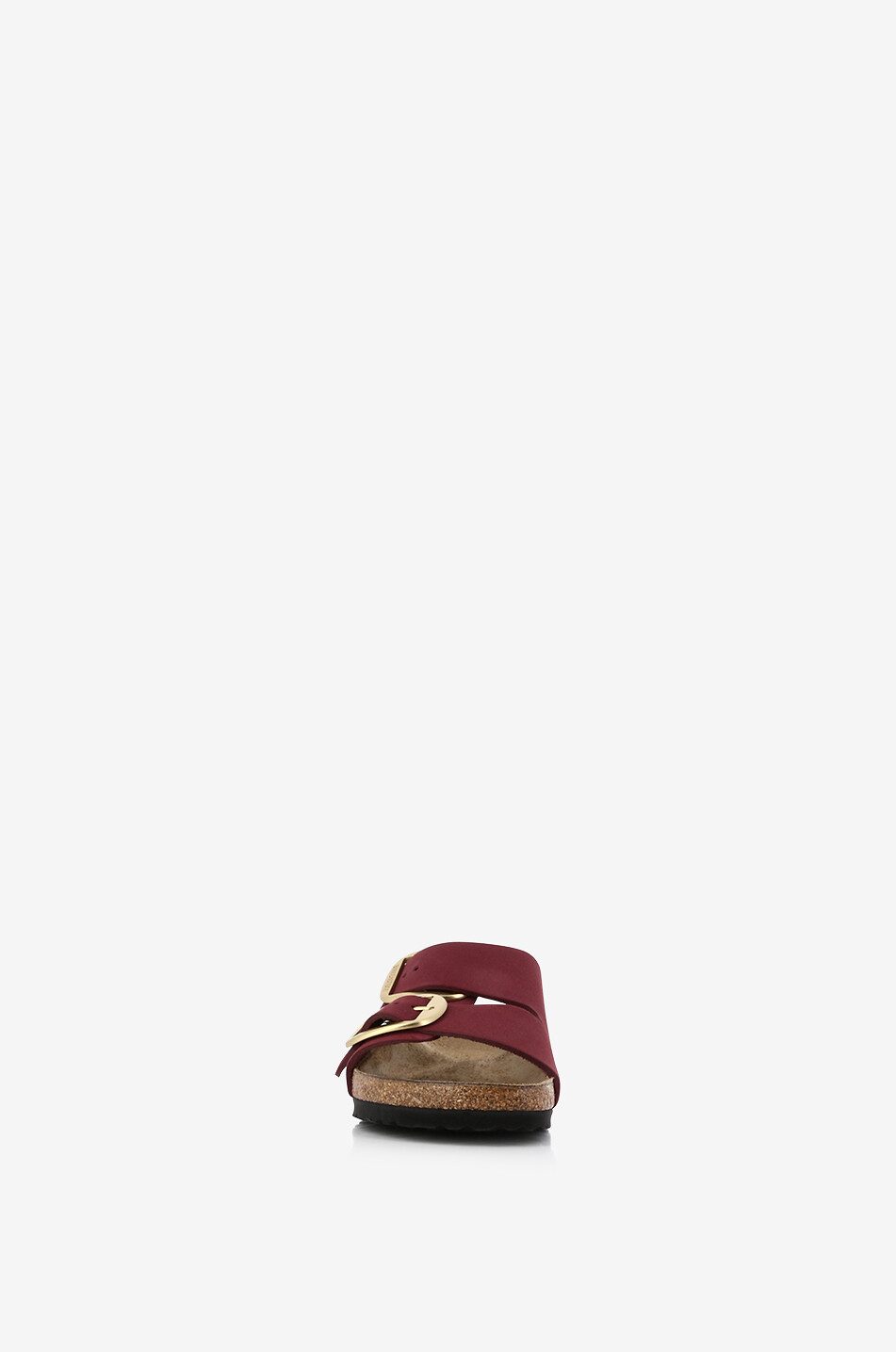 BIRKENSTOCK Arizona suede flat mules Women DARK RED 2