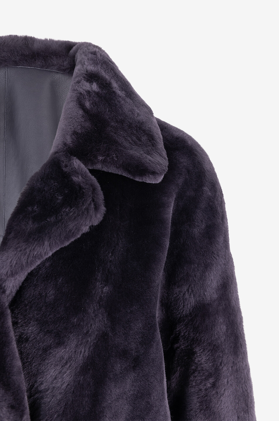 ARMA Langer wendbarer Mantel Vienna Merinillo Lacon Damen DUNKELBLAU 3