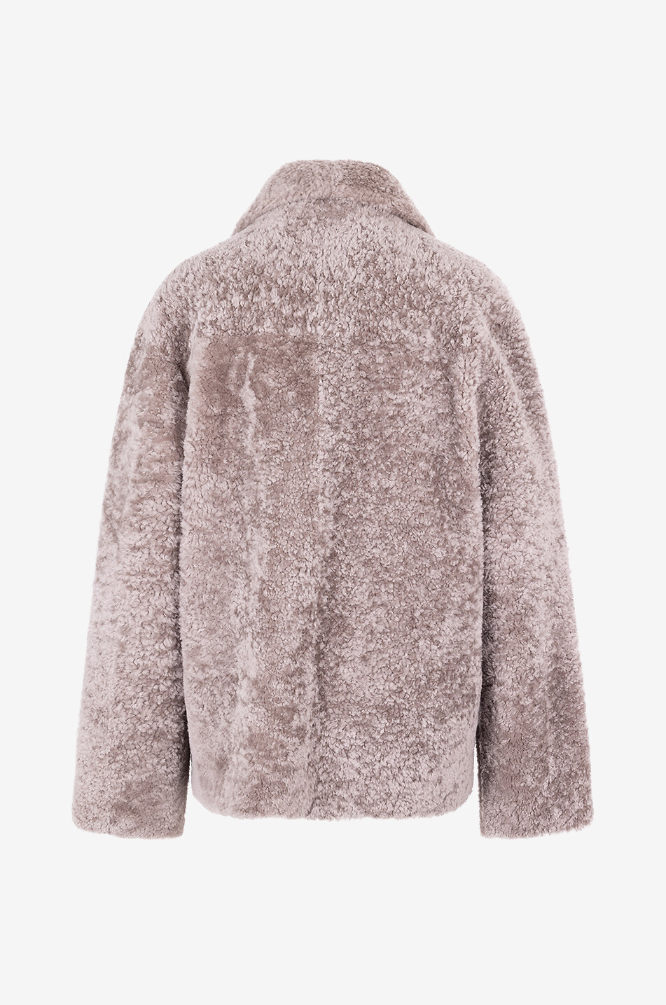 ARMA Parka réversible en peau lainée Napoli Merinillio Femme GRIS CLAIR 2