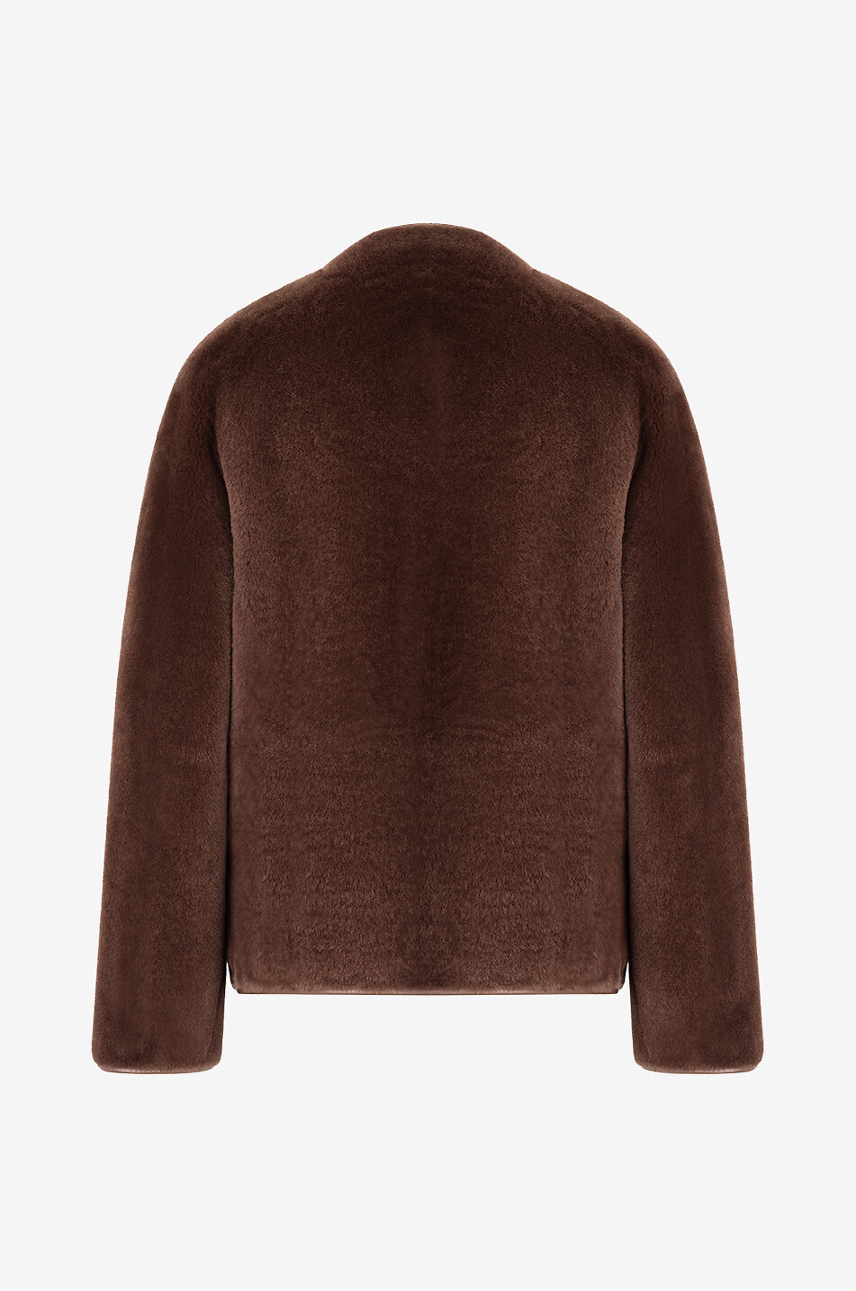 Veste courte réversible en peau lainée Lucine Lacon